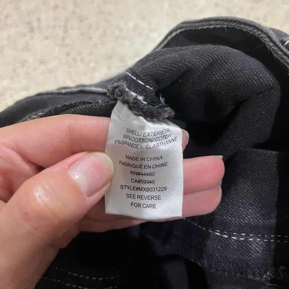 Black Denim Skirt - Picture 4 of 5